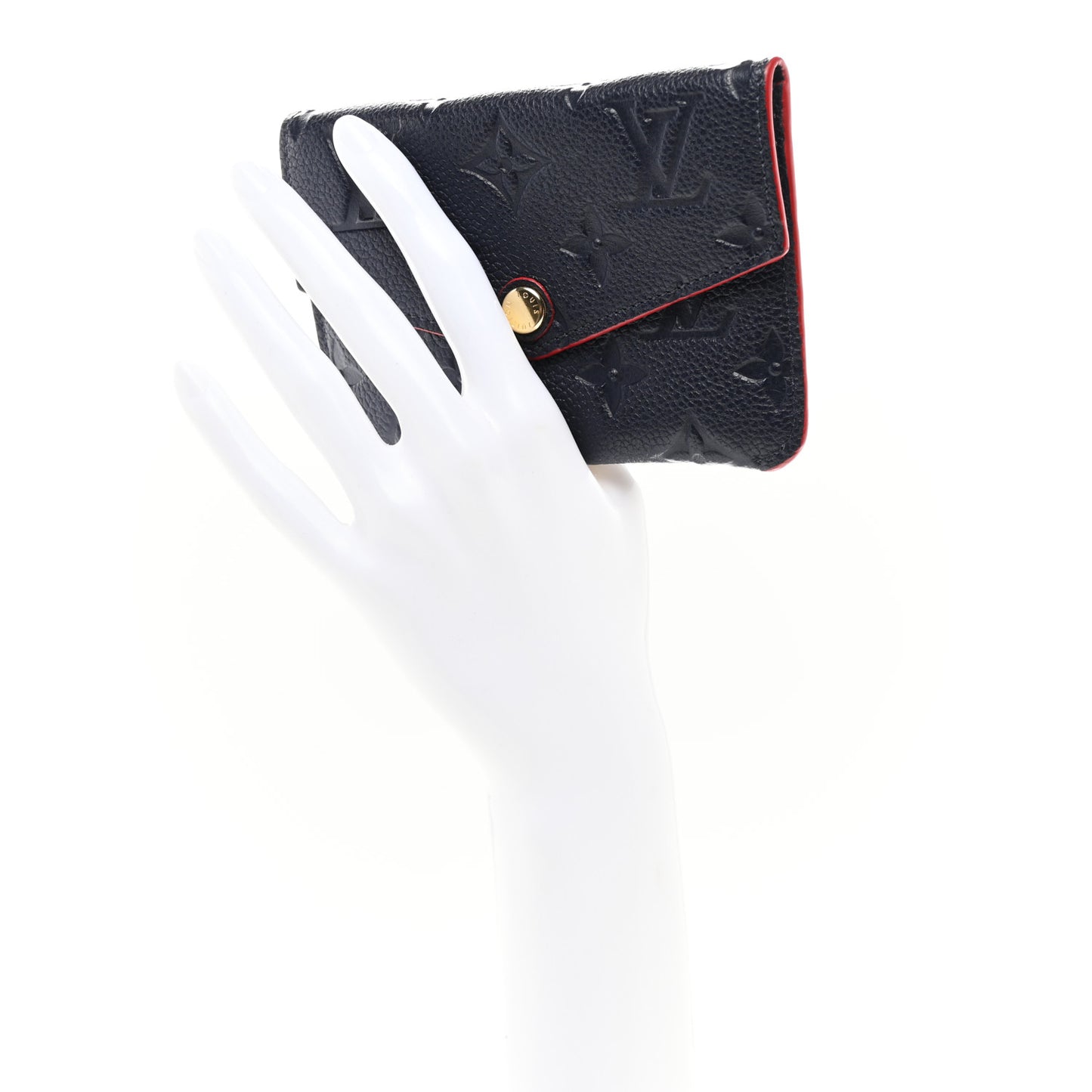 Empreinte Key Pouch Marine Rouge