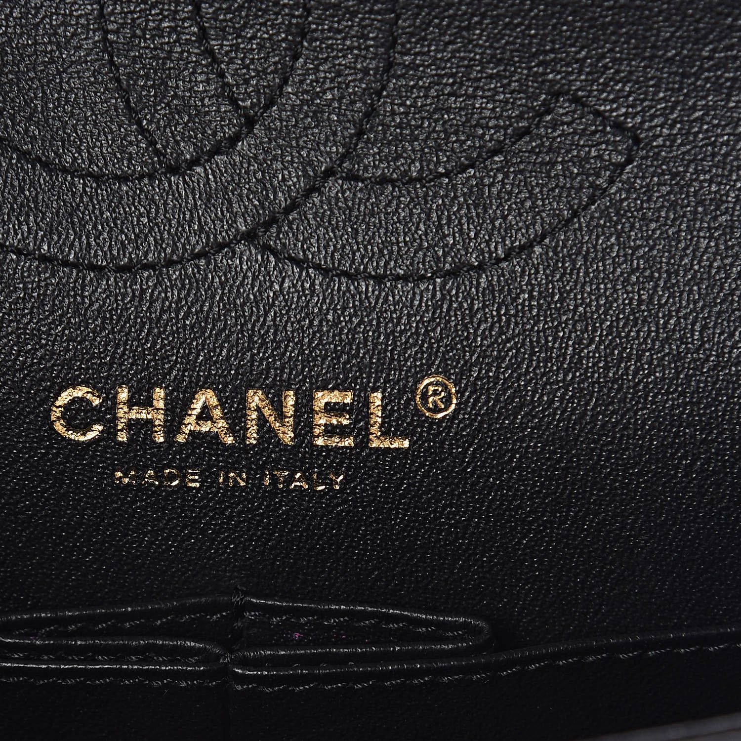 Chanel Calfskin Double Stitch 2.55 Reissue 224 Flap Black 6 of 10