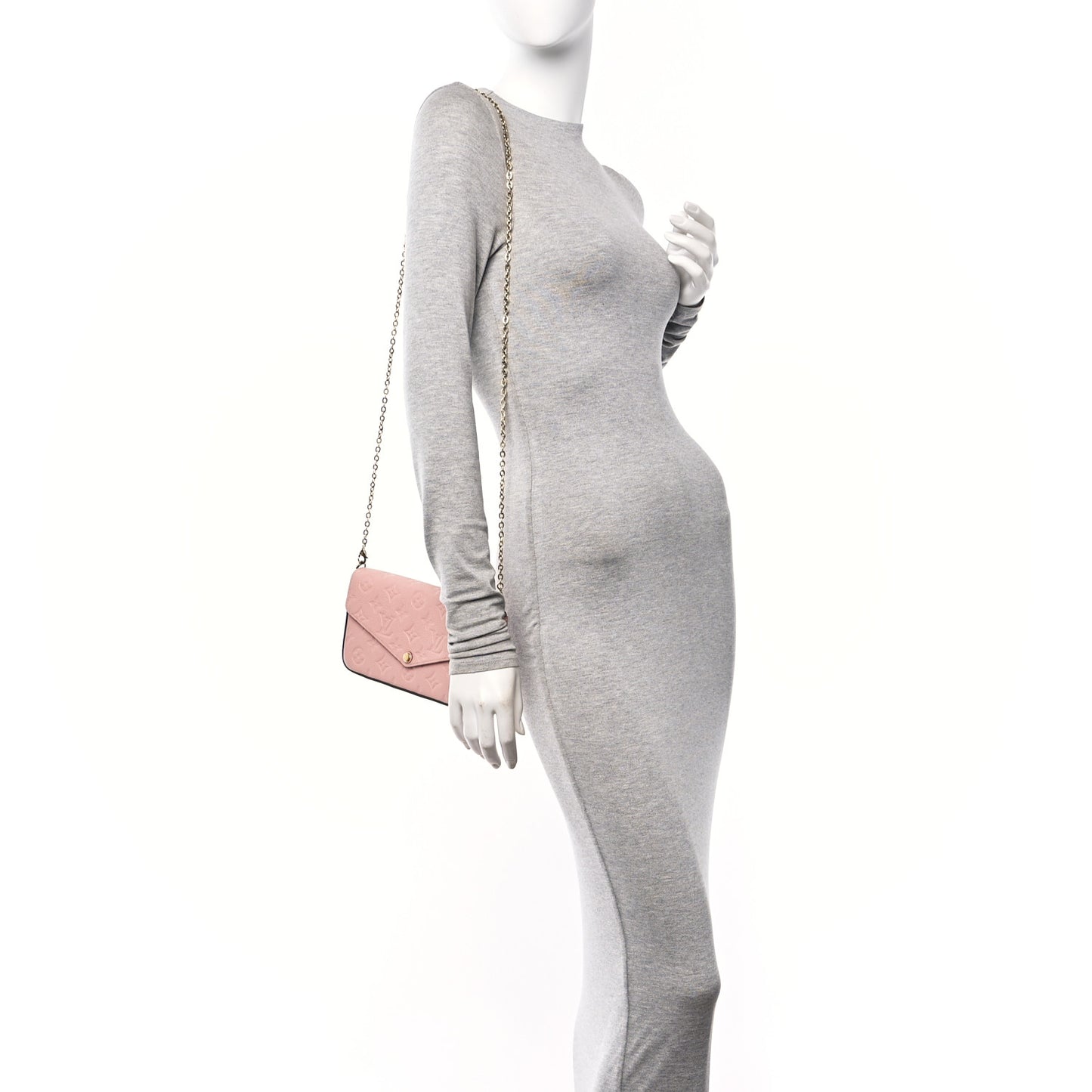 Empreinte Pochette Felicie Chain Wallet Rose Poudre