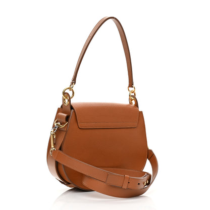 Chloe Grained Calfskin Large Tess Bag Caramel 3 of 7