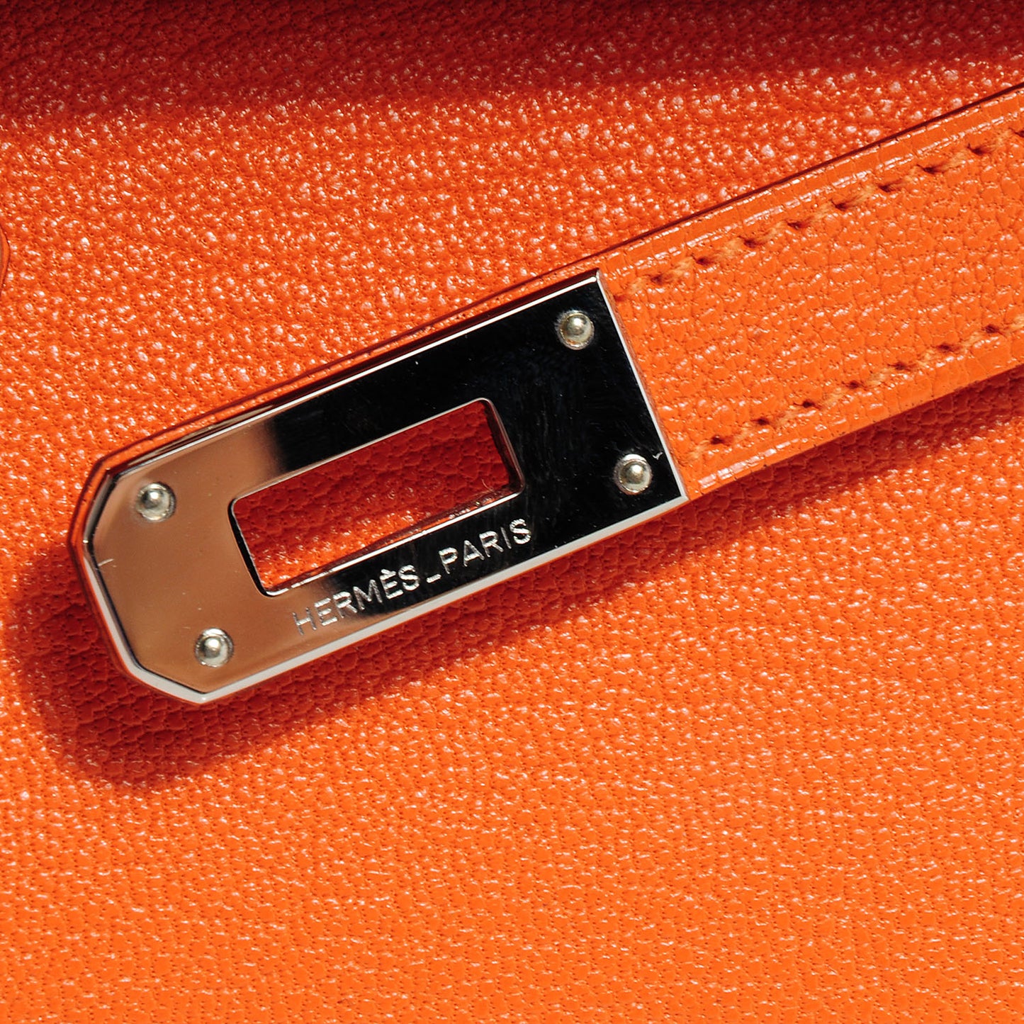 Chevre Mysore Kelly Longue Wallet Orange
