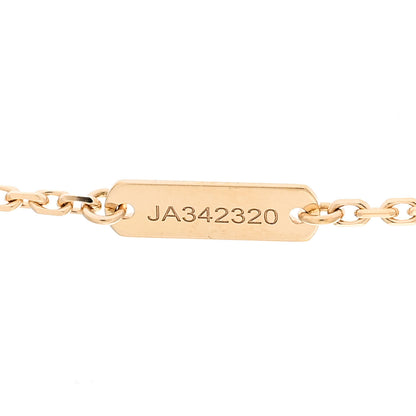 Van Cleef & Arpels 18K Yellow Gold Diamond Yellow Mother of Pearl Vintage Alhambra Pendant Necklace 4 of 6