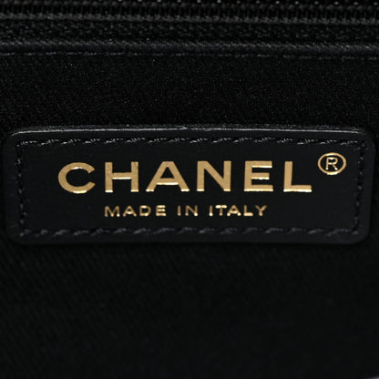 Chanel Caviar Lizard Quilted Medium Coco Handle Flap Black 7 of 19