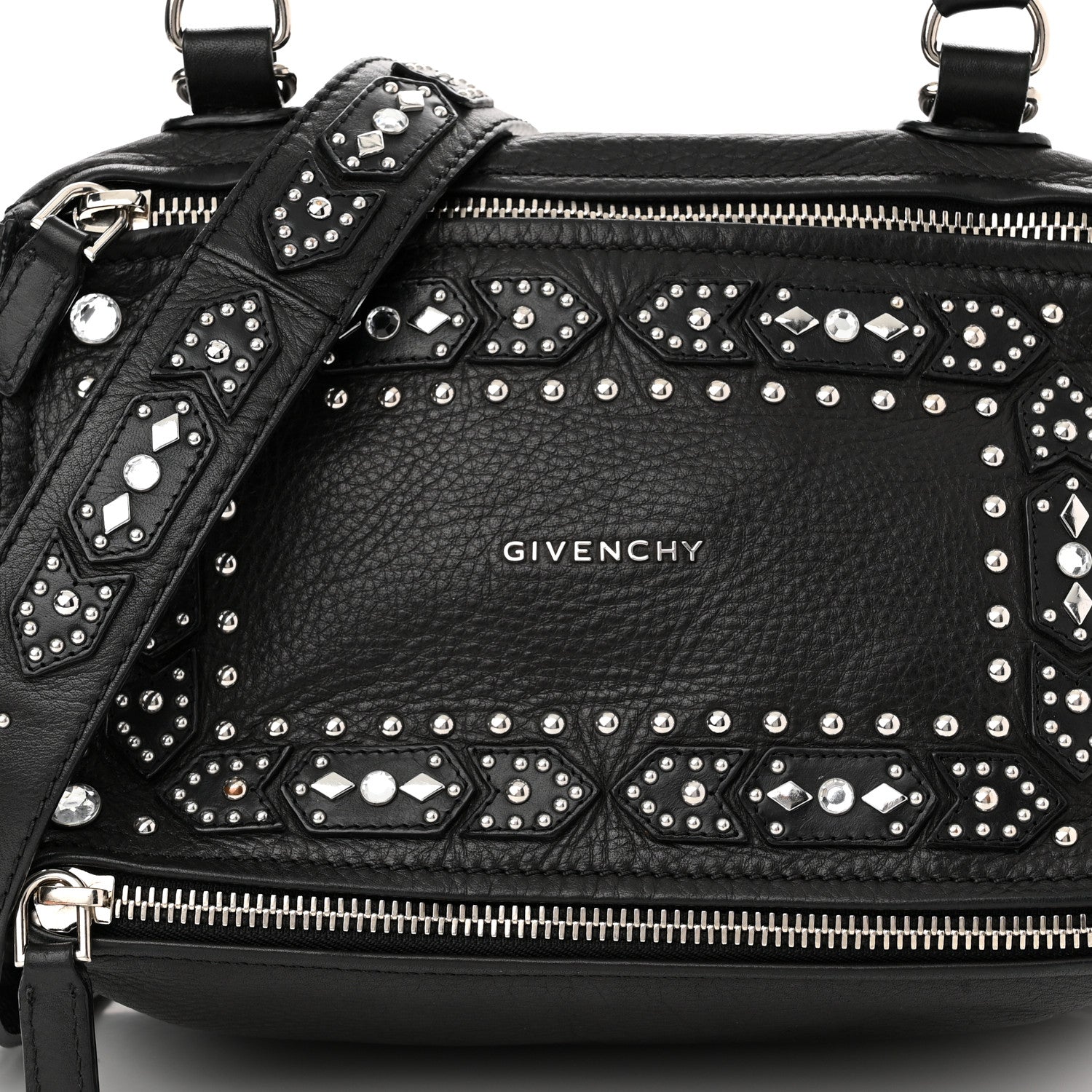 Givenchy Calfskin Studded Small Pandora Black 8 of 11