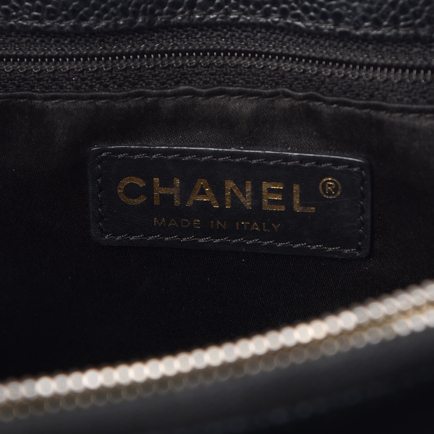 Chanel Caviar Quilted Grand Shopping Tote GST Black 6 of 12