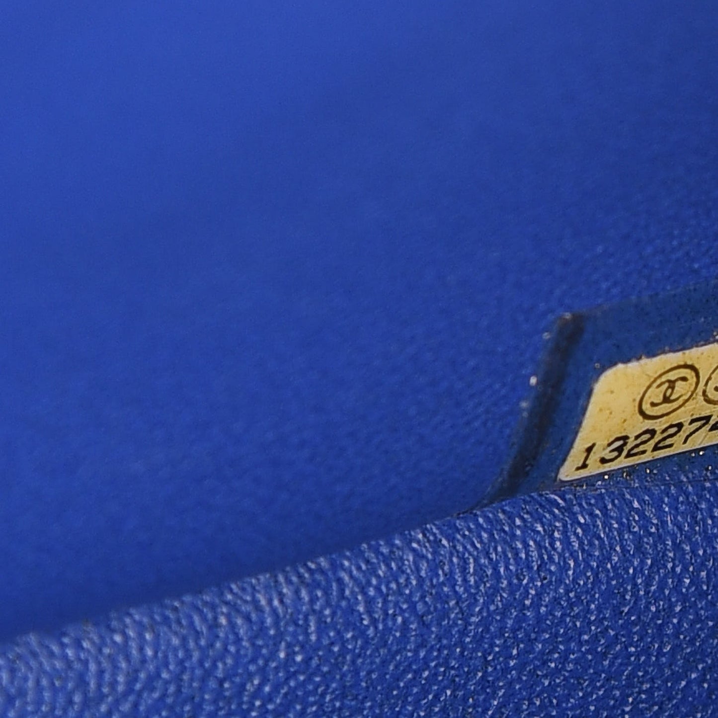 Caviar Quilted Jumbo Single Flap Blue