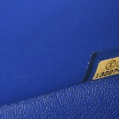 Chanel Caviar Quilted Jumbo Single Flap Blue 7 of 10