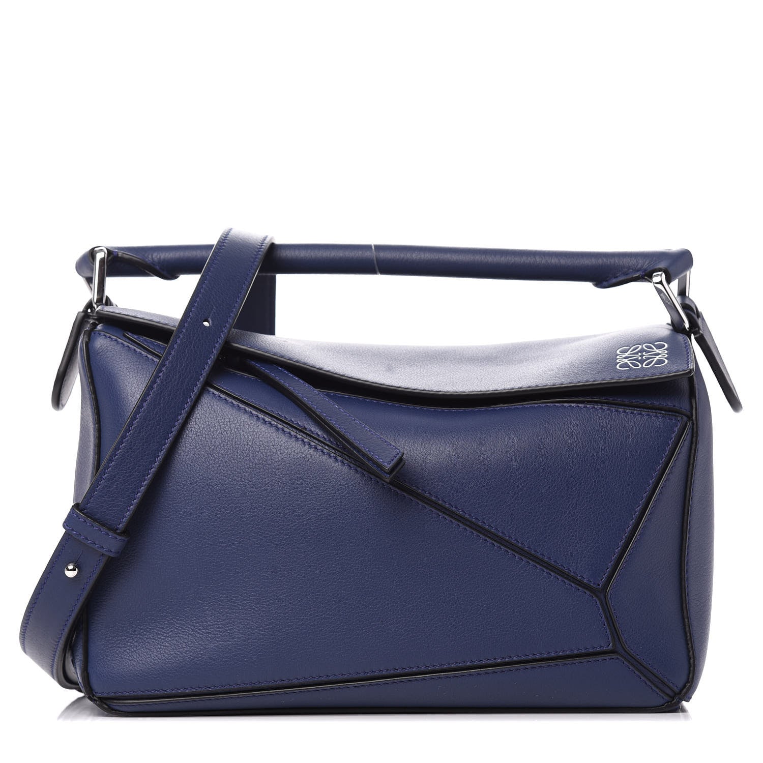 Loewe Calfskin Small Puzzle Bag Marine 1 of 10