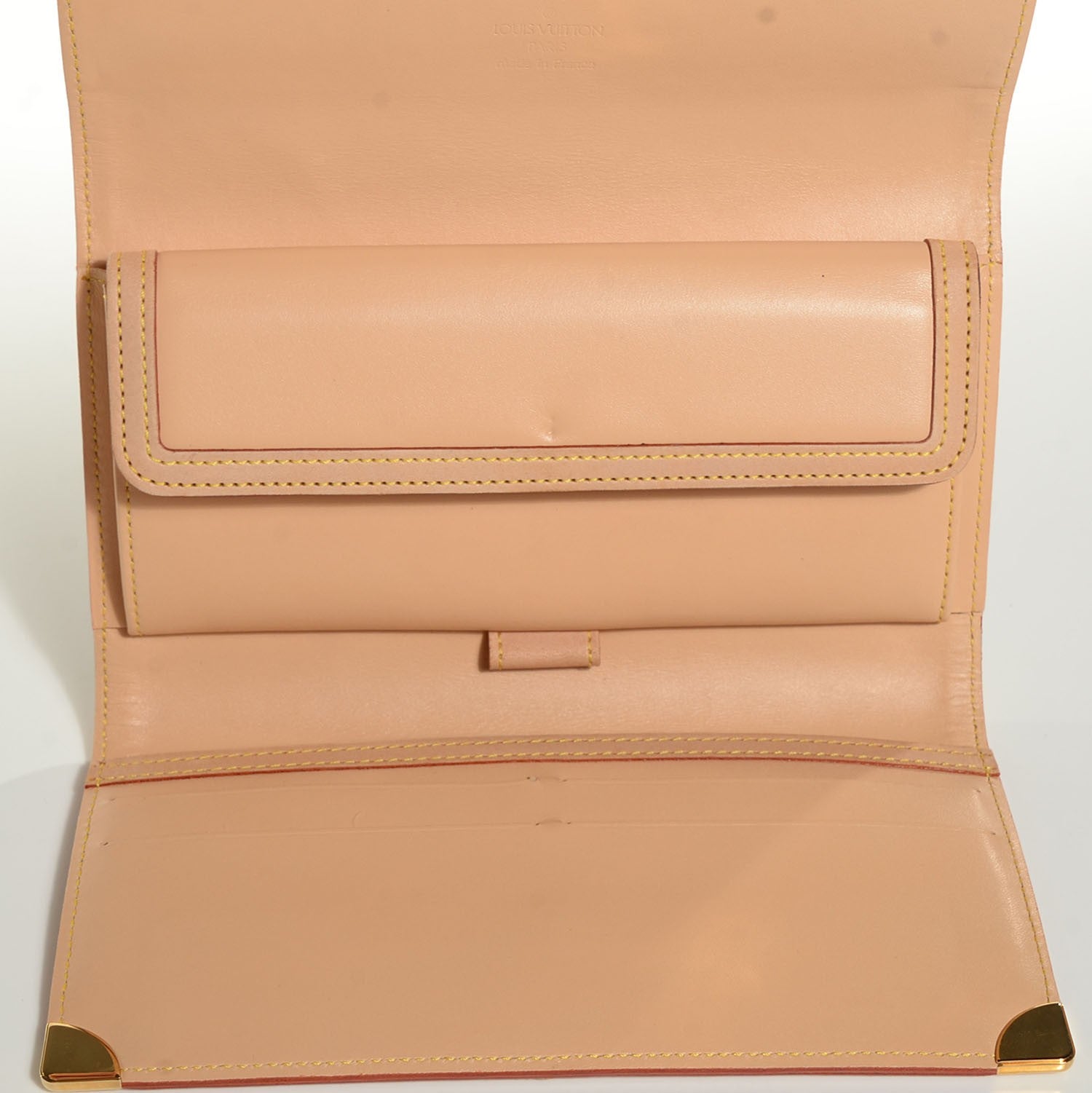 Louis Vuitton Monogram Cherry Blossom Porte Tresor International Wallet Brown 6 of 8
