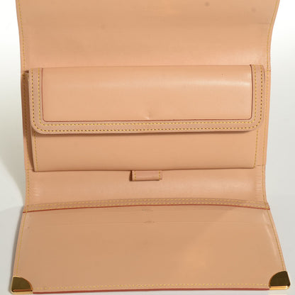 Louis Vuitton Monogram Cherry Blossom Porte Tresor International Wallet Brown 6 of 8