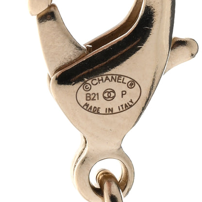 Chanel Pearl Coco Necklace Gold 6 of 6