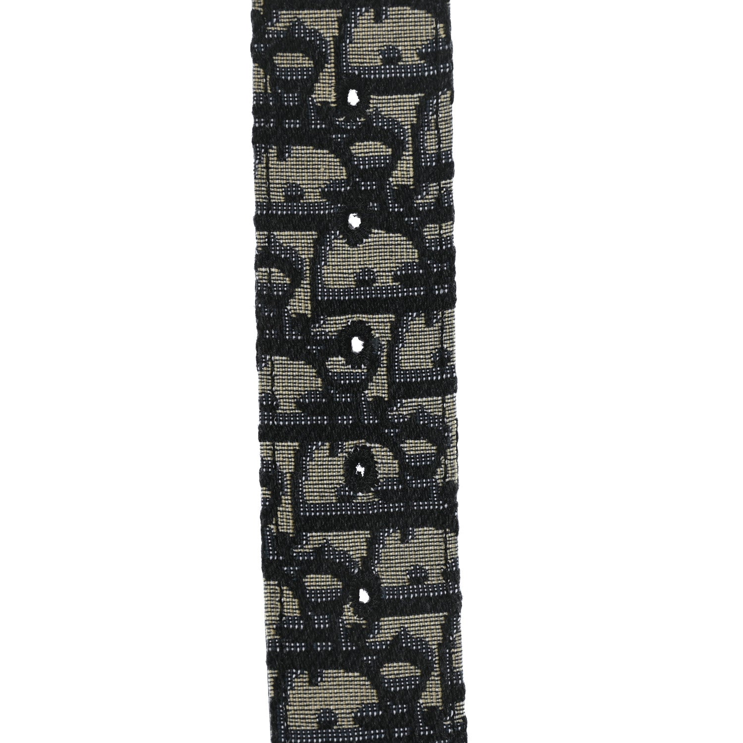 Christian Dior Oblique 35mm Belt 95 Blue Multi 4 of 5