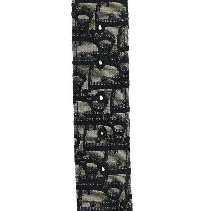 Christian Dior Oblique 35mm Belt 95 Blue Multi 4 of 5