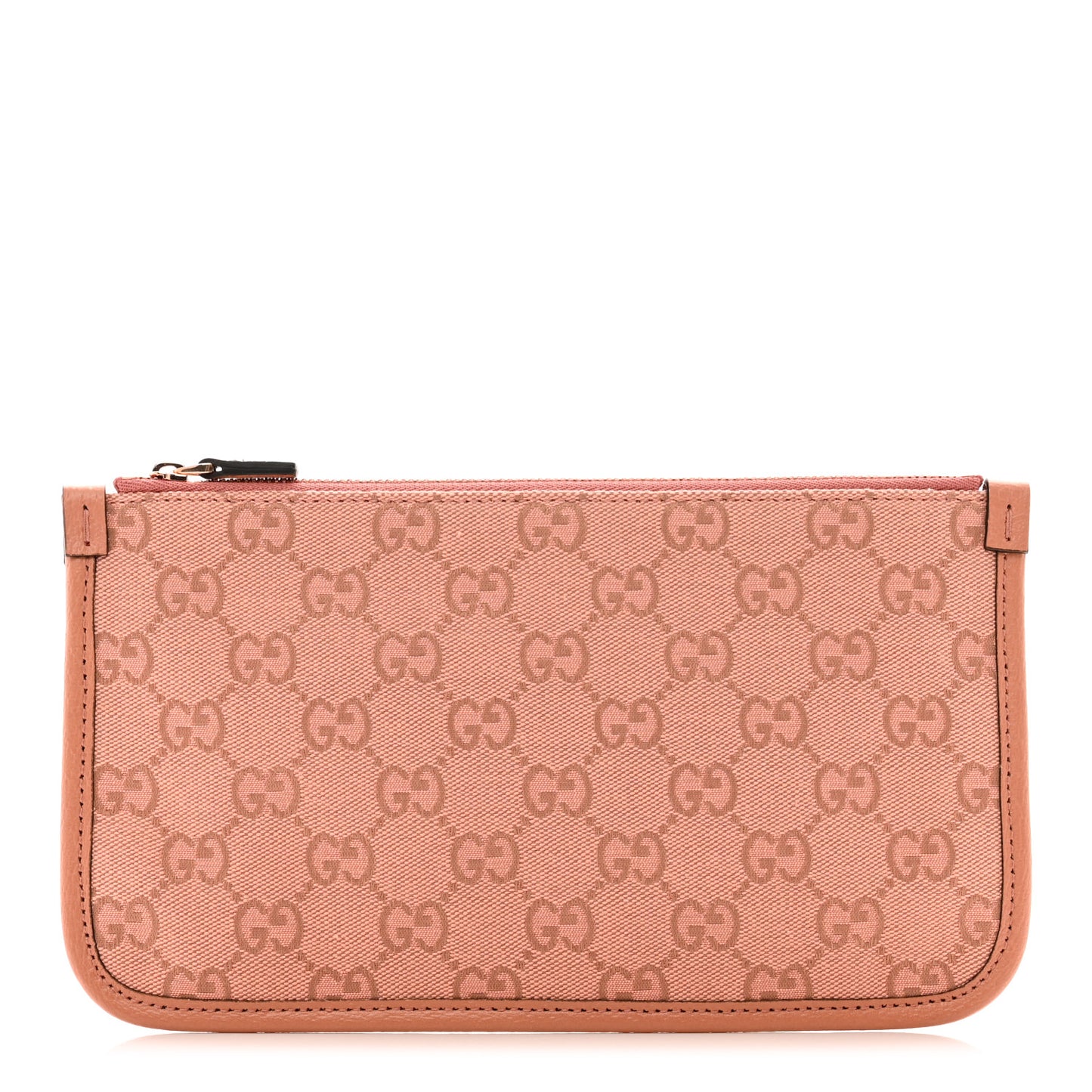Monogram Textured Dollar Calfskin Ophidia Shopping Tote Pouch Cloche Rose Pink