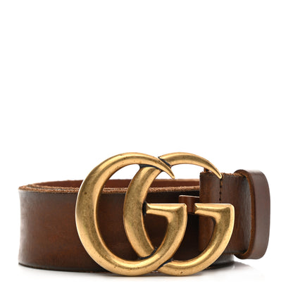 Gucci Faded Calfskin Double G 40mm Belt 70 28 Cuir 1 of 5