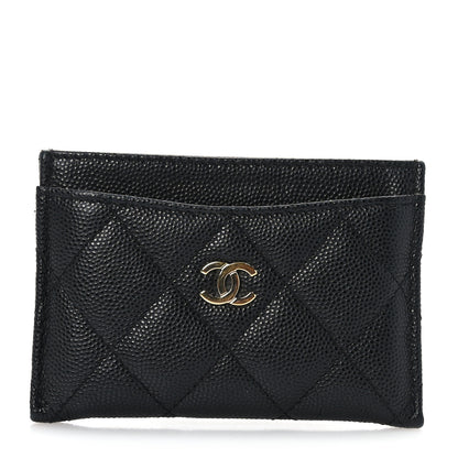 Chanel Caviar Quilted Card Holder Black 1 of 8