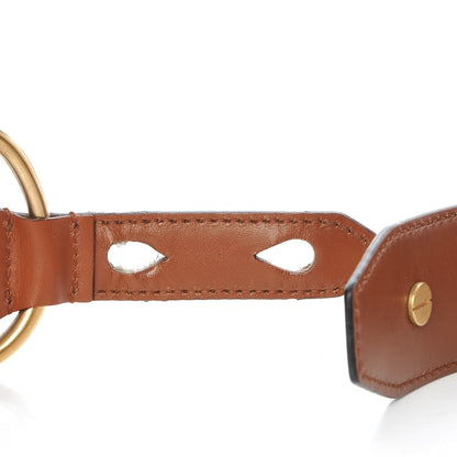 Gucci Calfskin Horsebit Buckle Belt 85 34 Brown 7 of 7
