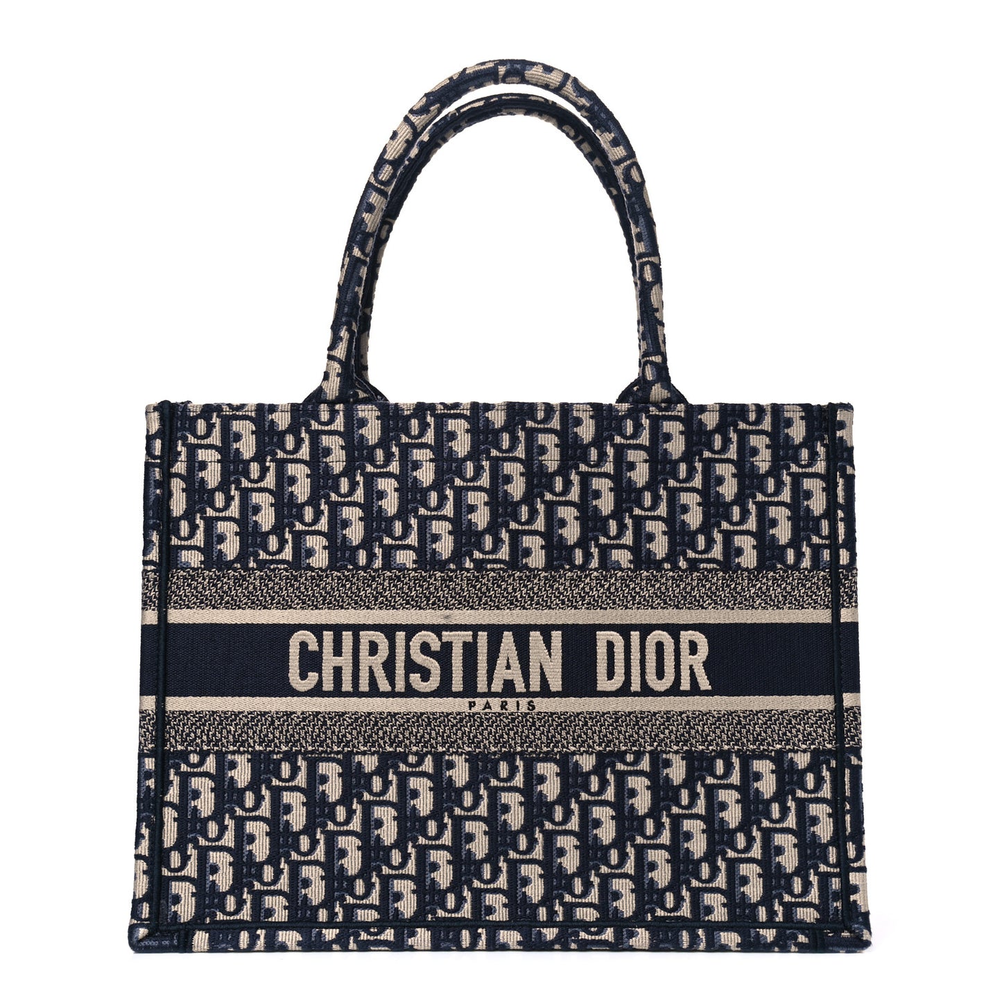 Oblique Medium Book Tote Blue Multicolor