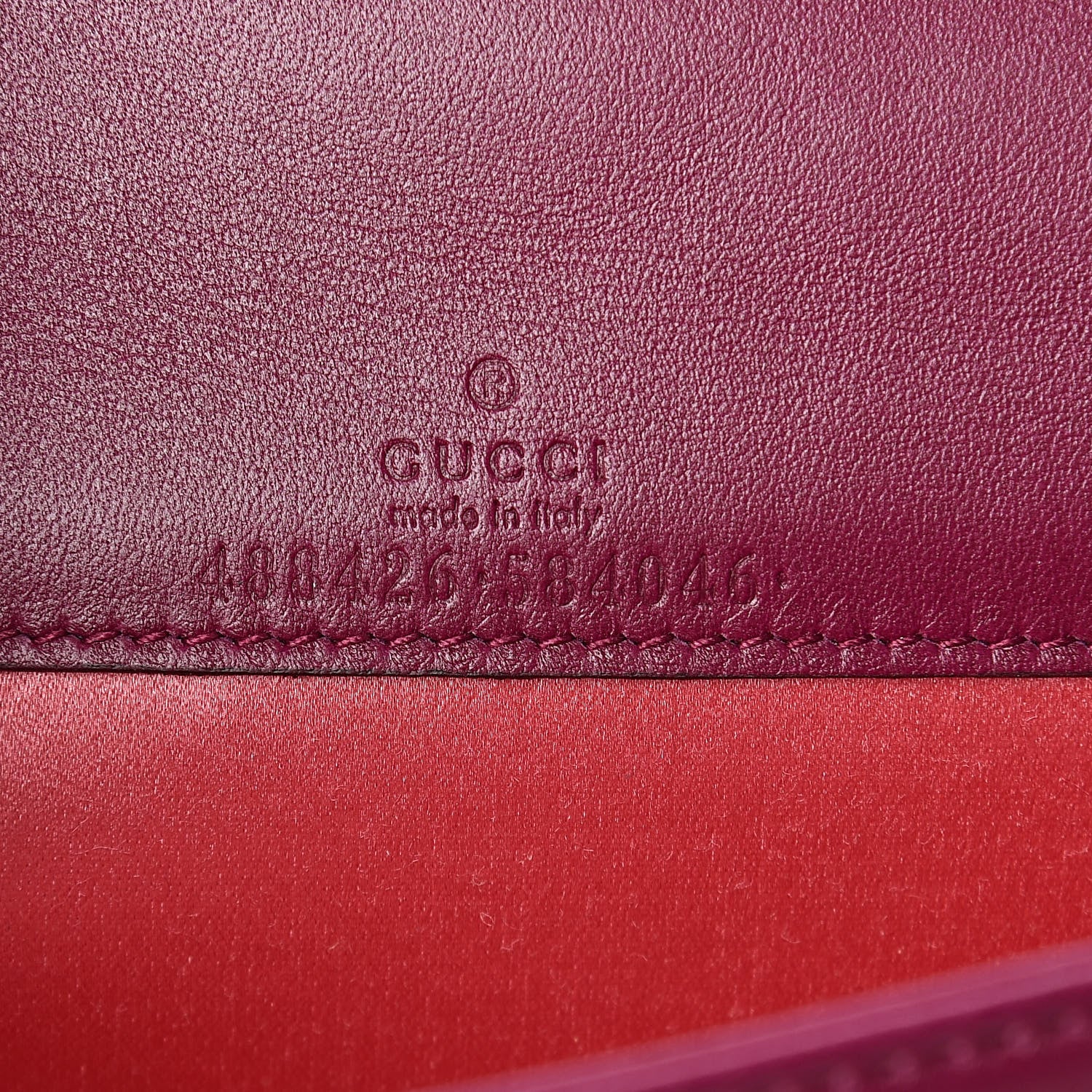 Gucci Velvet Matelasse GG Marmont Mini Bag Fuchsia Violet Cyclamen 6 of 8