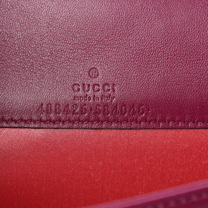 Gucci Velvet Matelasse GG Marmont Mini Bag Fuchsia Violet Cyclamen 6 of 8