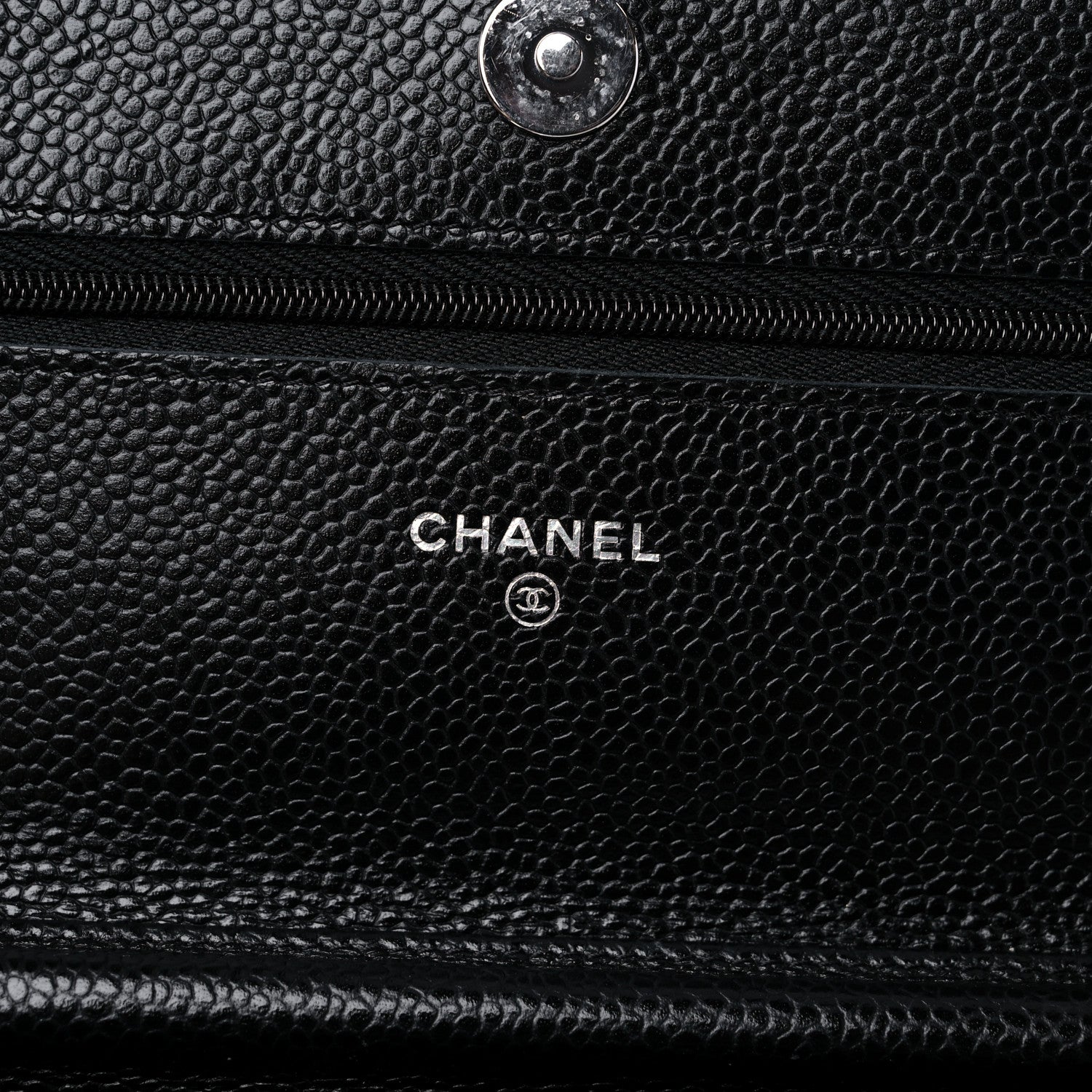 Chanel Caviar Quilted Wallet On Chain WOC Black 6 of 11