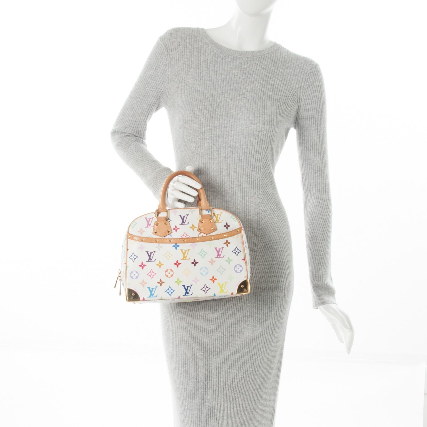 Monogram Multicolor Trouville White