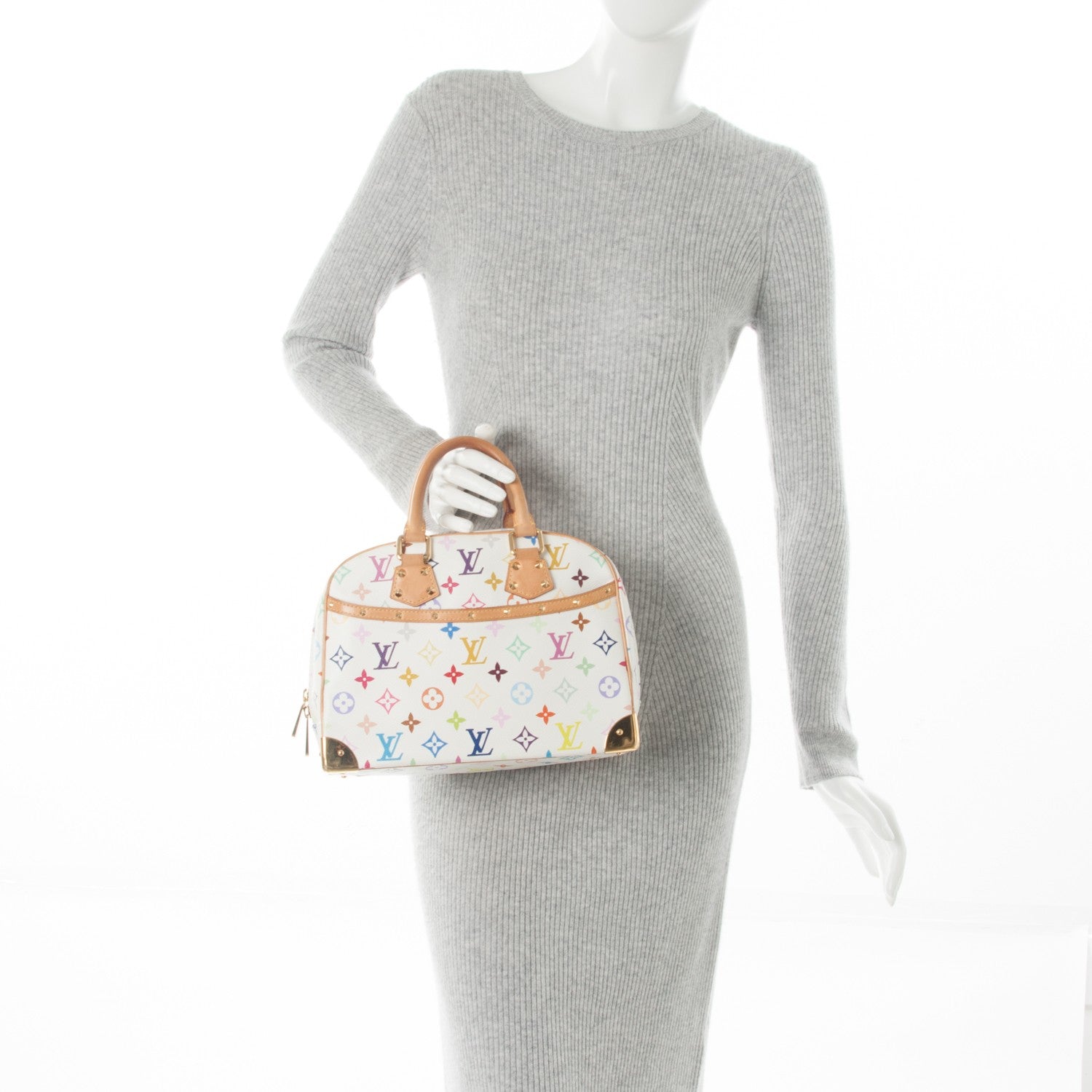 Louis Vuitton Monogram Multicolor Trouville White 2 of 10