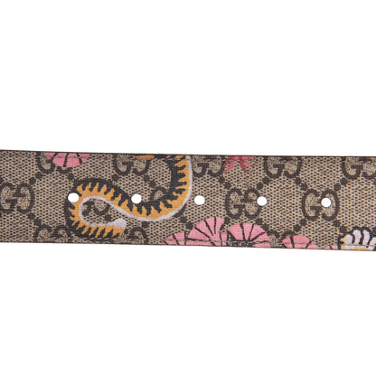 Gucci GG Supreme Monogram Bengal Interlocking G Belt 100 40 Beige Pink 5 of 7