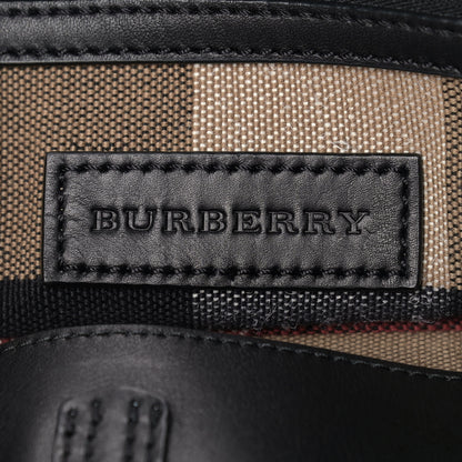 Burberry Canvas Mega Check Medium Ashby Hobo Black 6 of 11