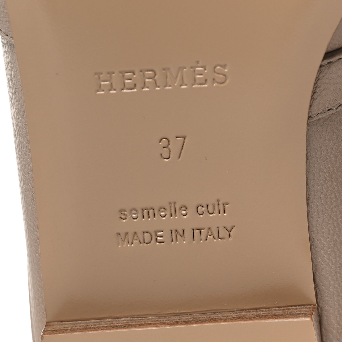 Calfskin Oz Mules 37 Blanc Gomme