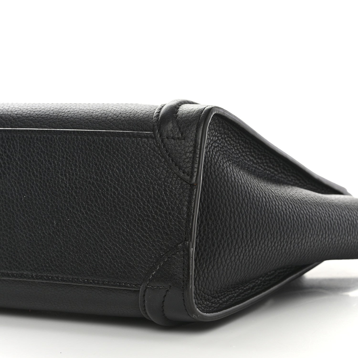 Celine Drummed Calfskin Nano Luggage Black 9 of 15