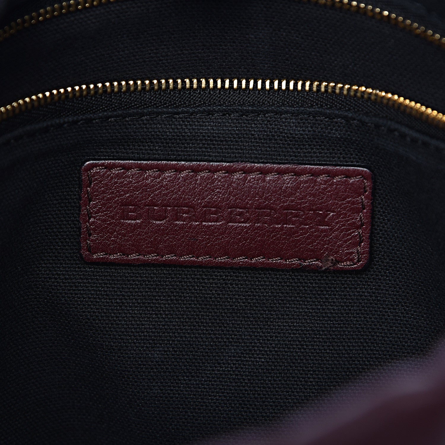 Burberry Calfskin House Check Little Crush Deep Claret 6 of 15