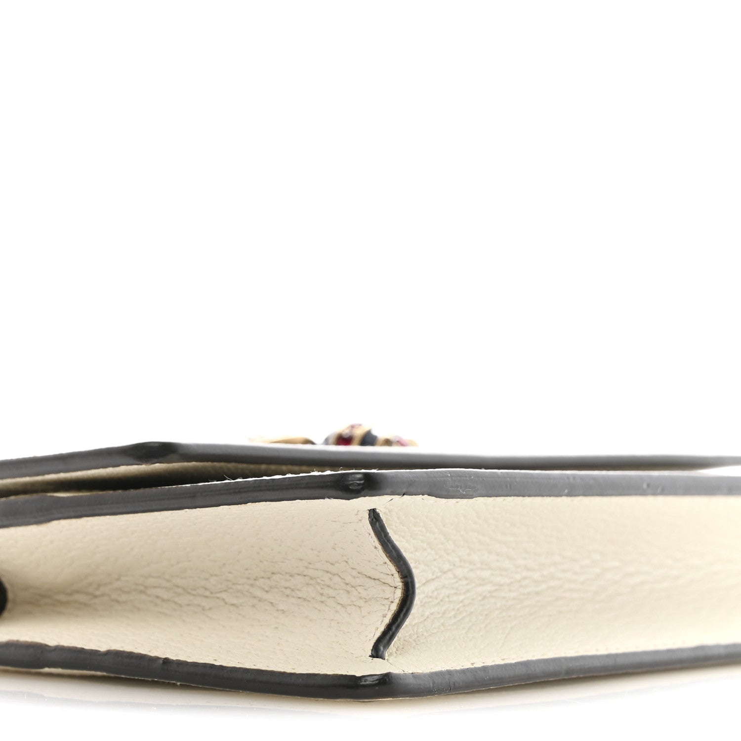 Gucci GG Supreme Monogram Web Queen Margaret Chain Wallet White 8 of 11