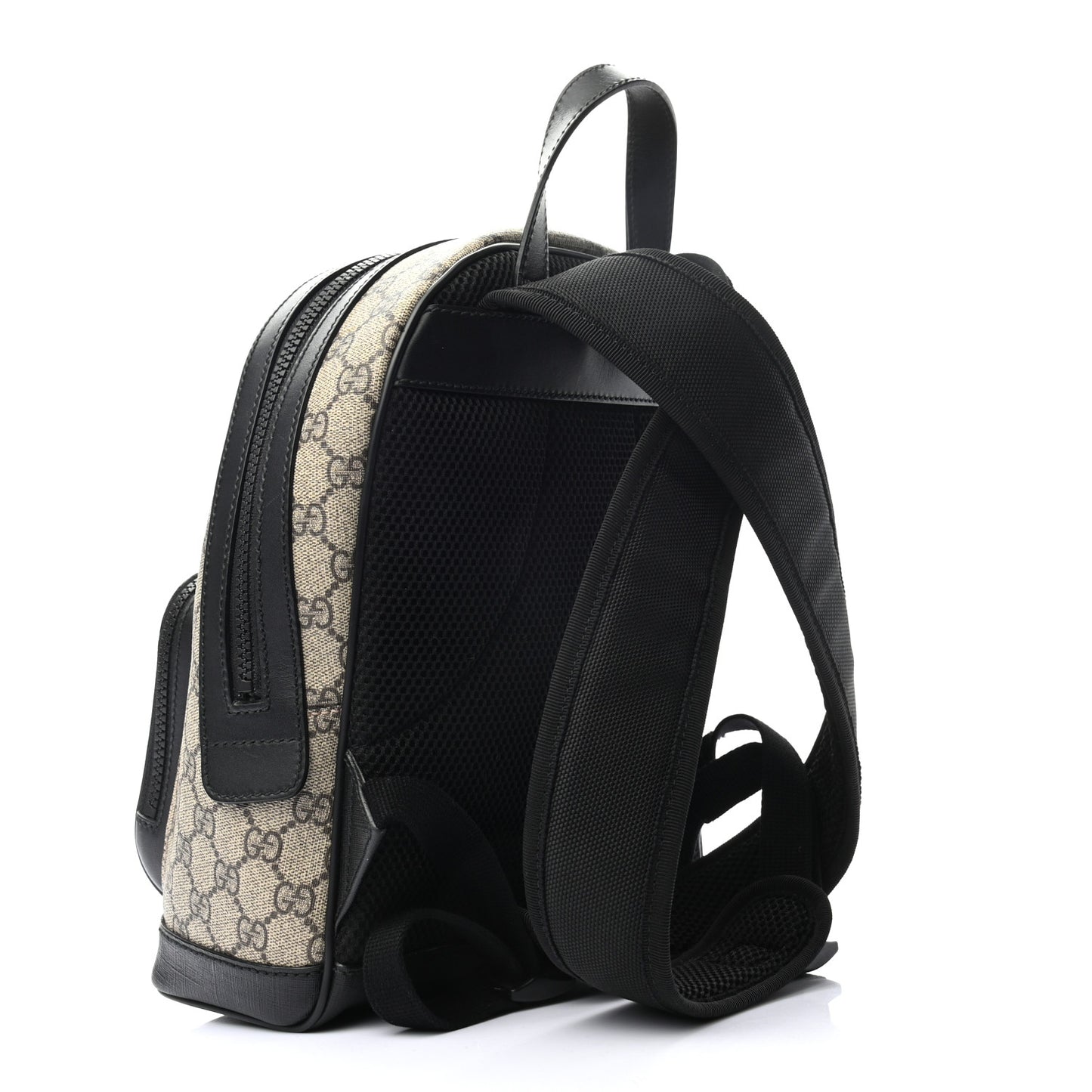 GG Supreme Monogram Small Eden Day Backpack Black