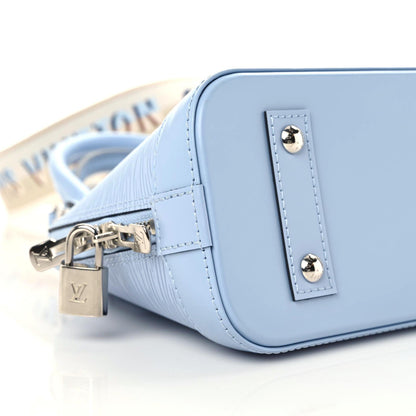 Louis Vuitton Epi Jacquard Alma BB Bleu Nuage 5 of 9