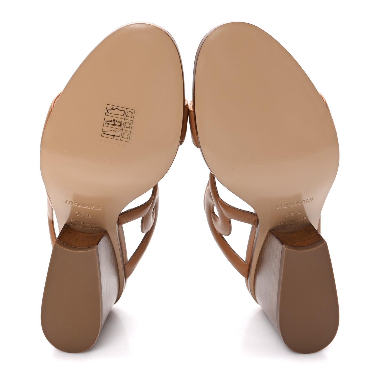 Nappa Lipari 70 Sandals 38.5 Naturel