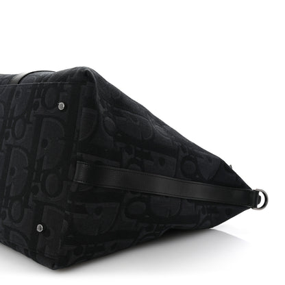 Christian Dior Maxi Oblique Jacquard Weekender 45 Black 8 of 8