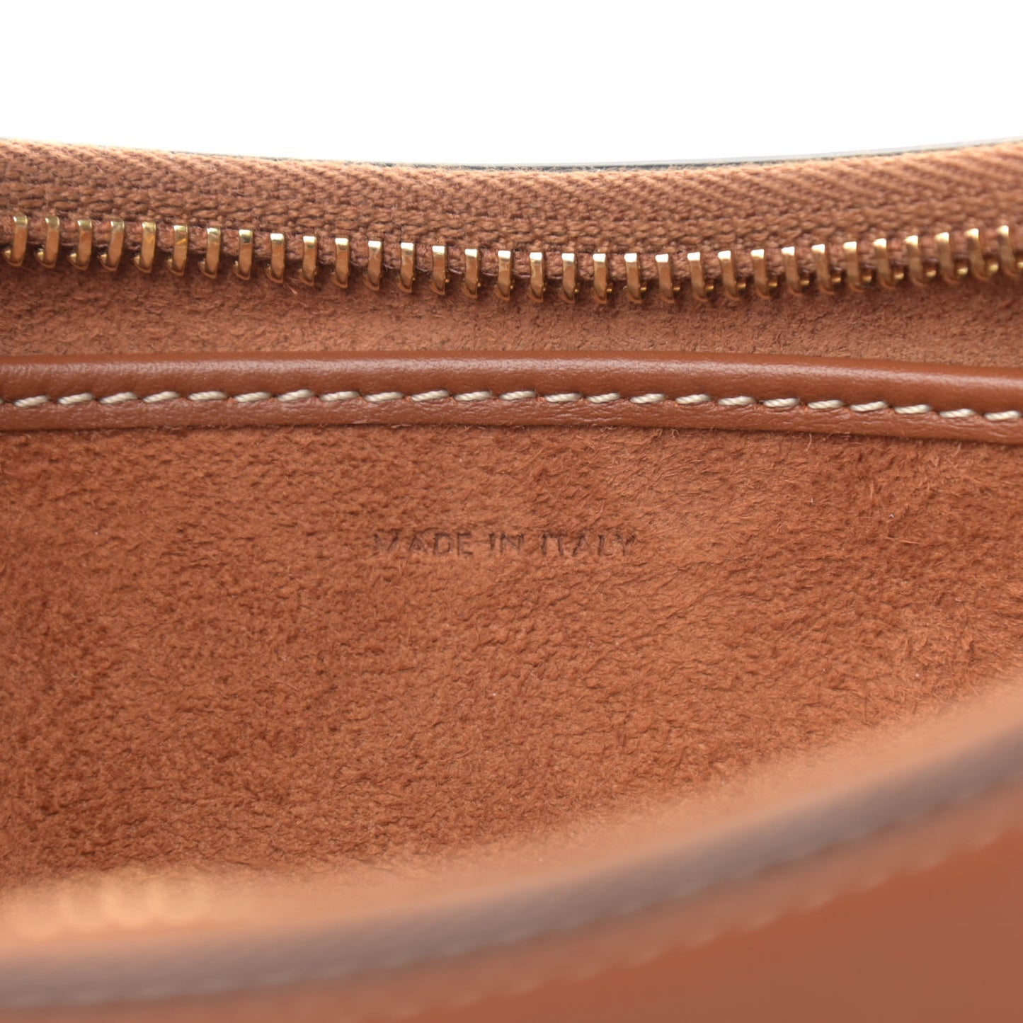 Smooth Calfskin Medium Strap Ava Shoulder Bag Tan