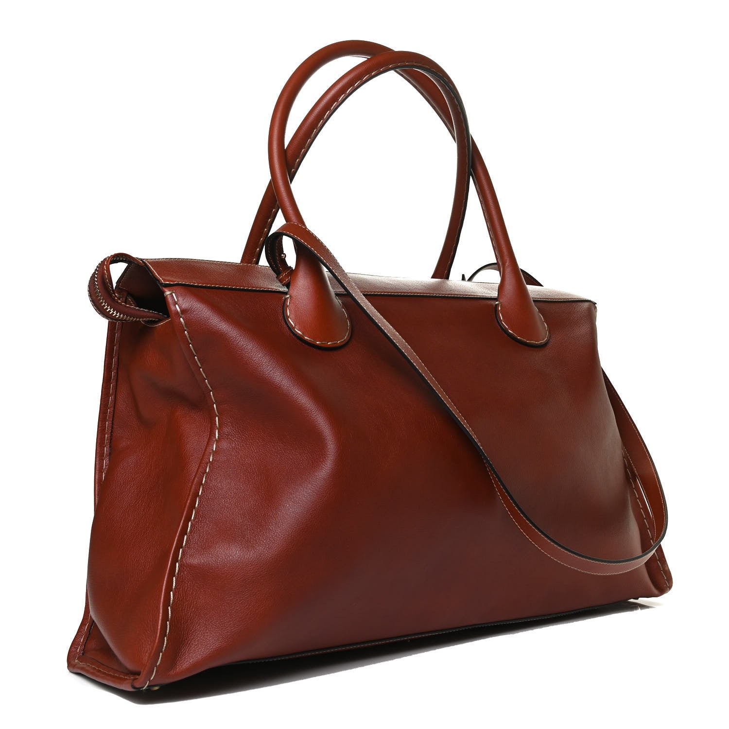 Chloe Buffalo Edith Oversized Day Bag Sepia Brown 3 of 18