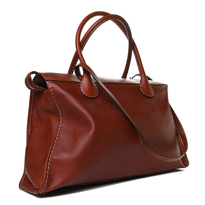 Chloe Buffalo Edith Oversized Day Bag Sepia Brown 3 of 18