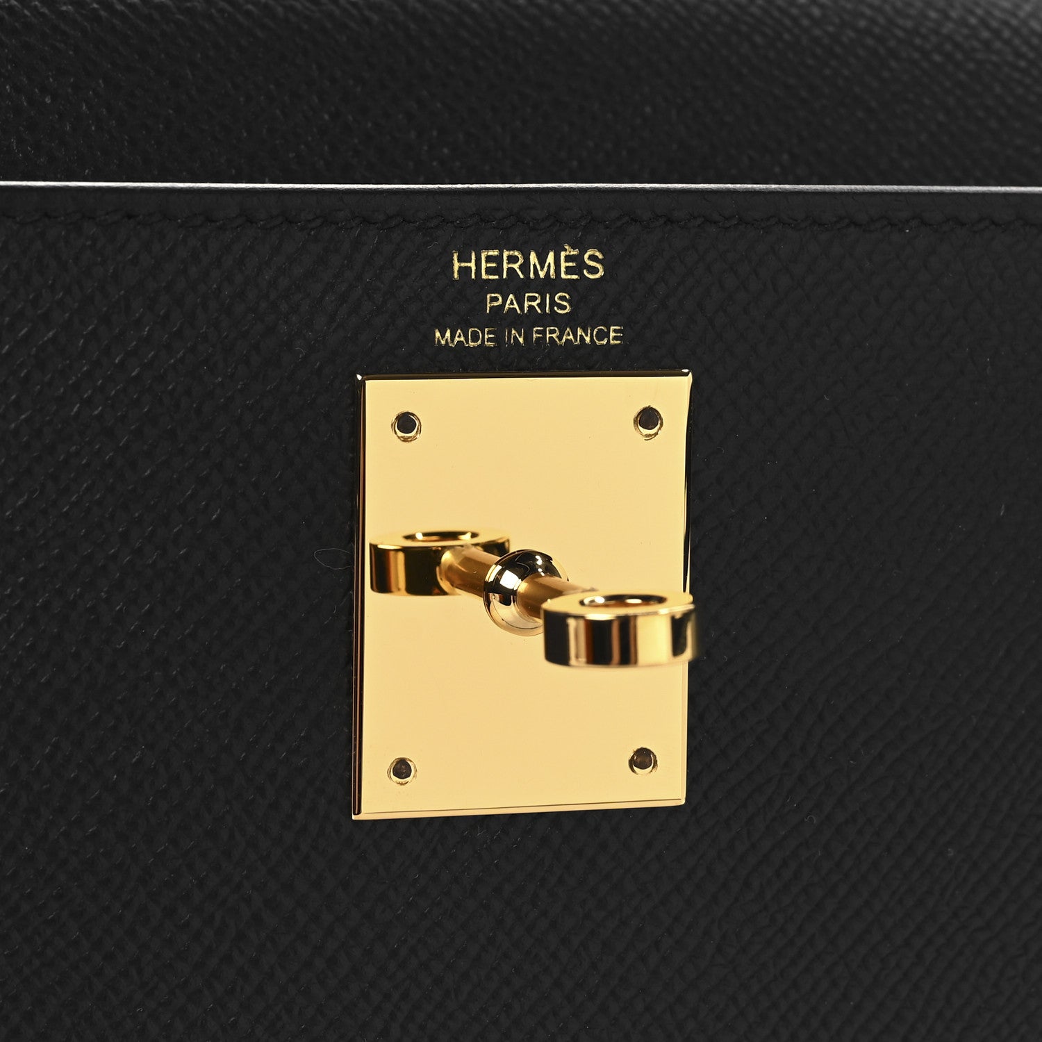 Hermes Epsom Kelly Sellier 28 Black 6 of 13