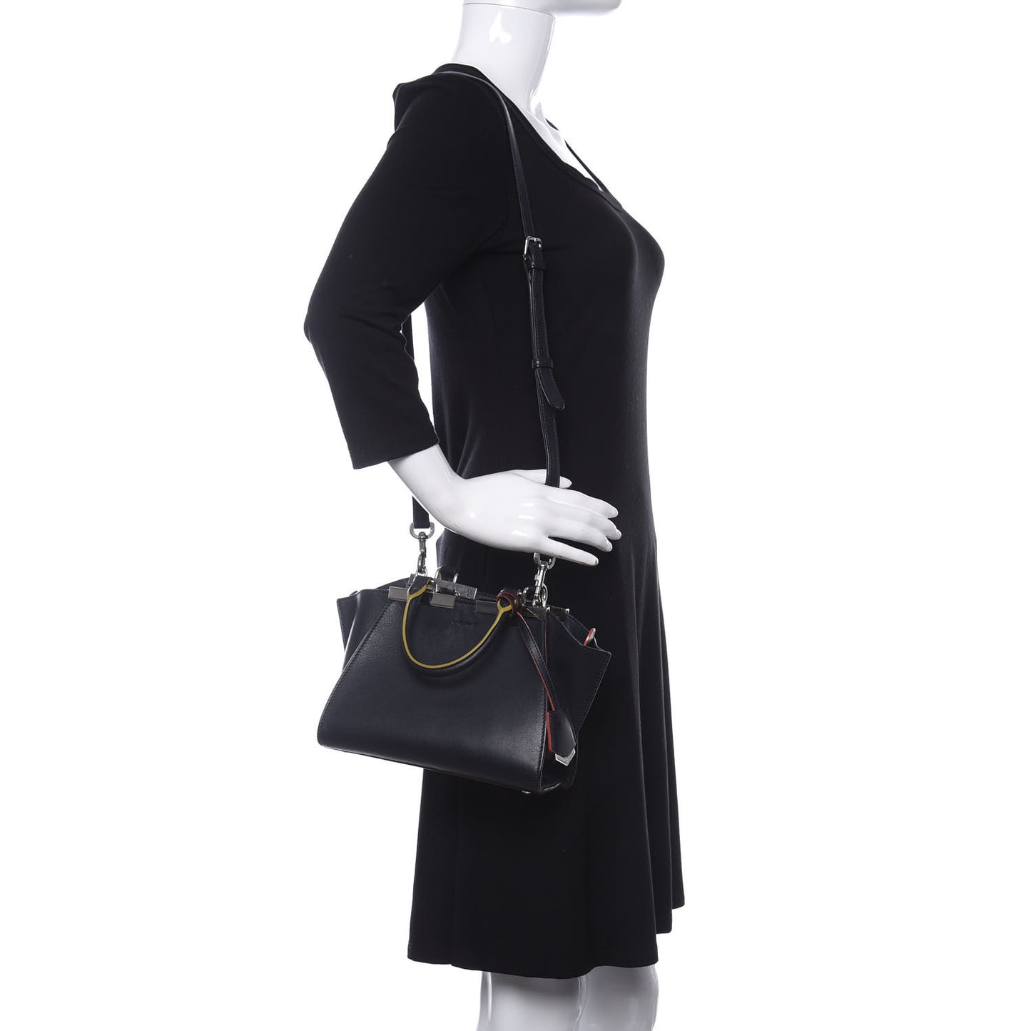 Vitello Dolce Mini 3jours Tote Blue Notte