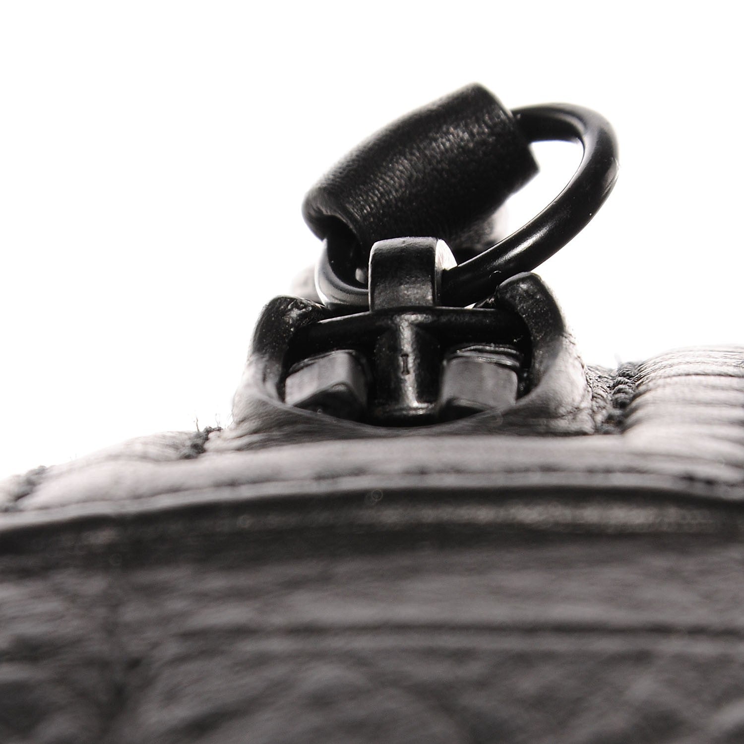 Celine Crocodile Embossed Large Phantom Luggage Black 91619