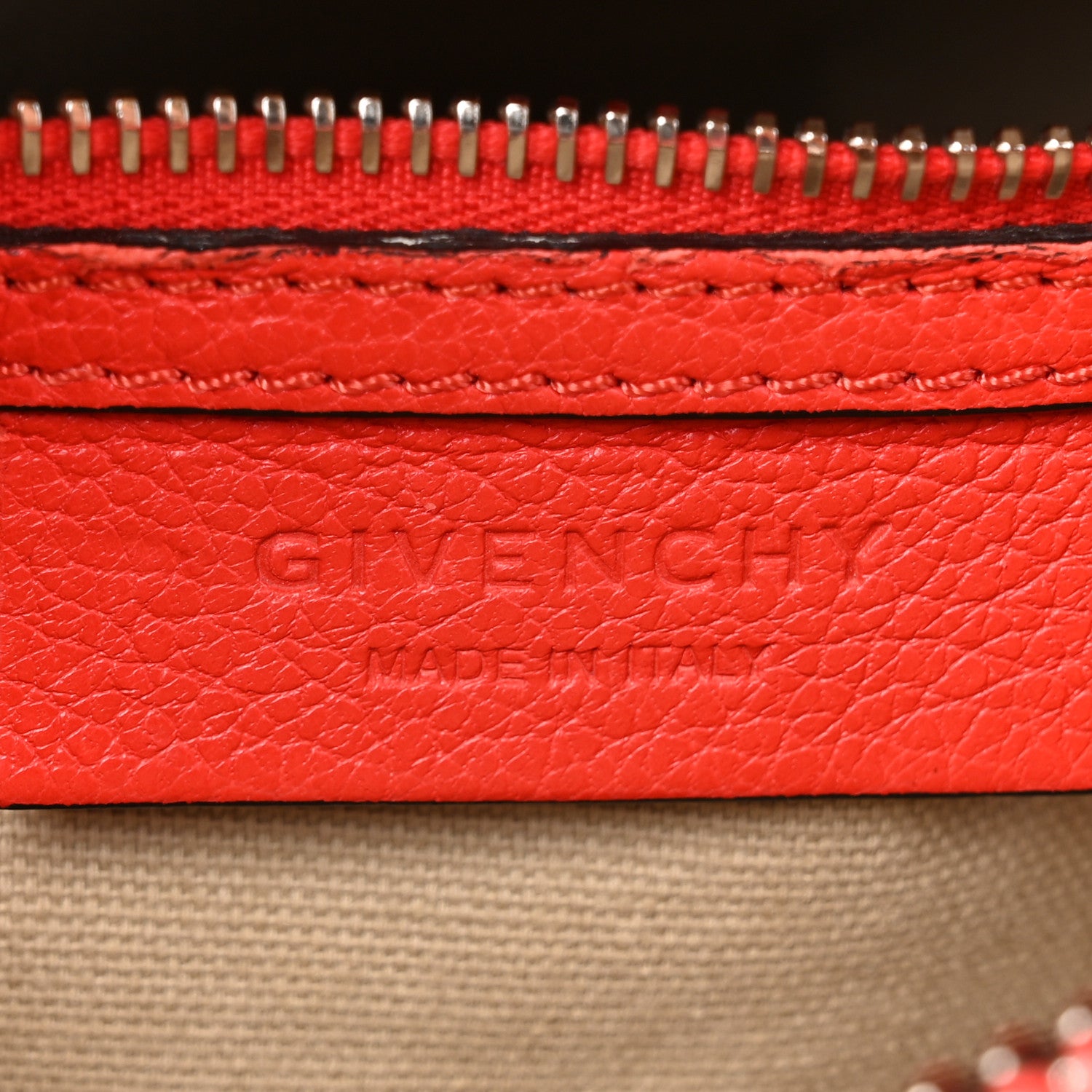 Givenchy Sugar Goatskin Mini Antigona Pop Red 6 of 17