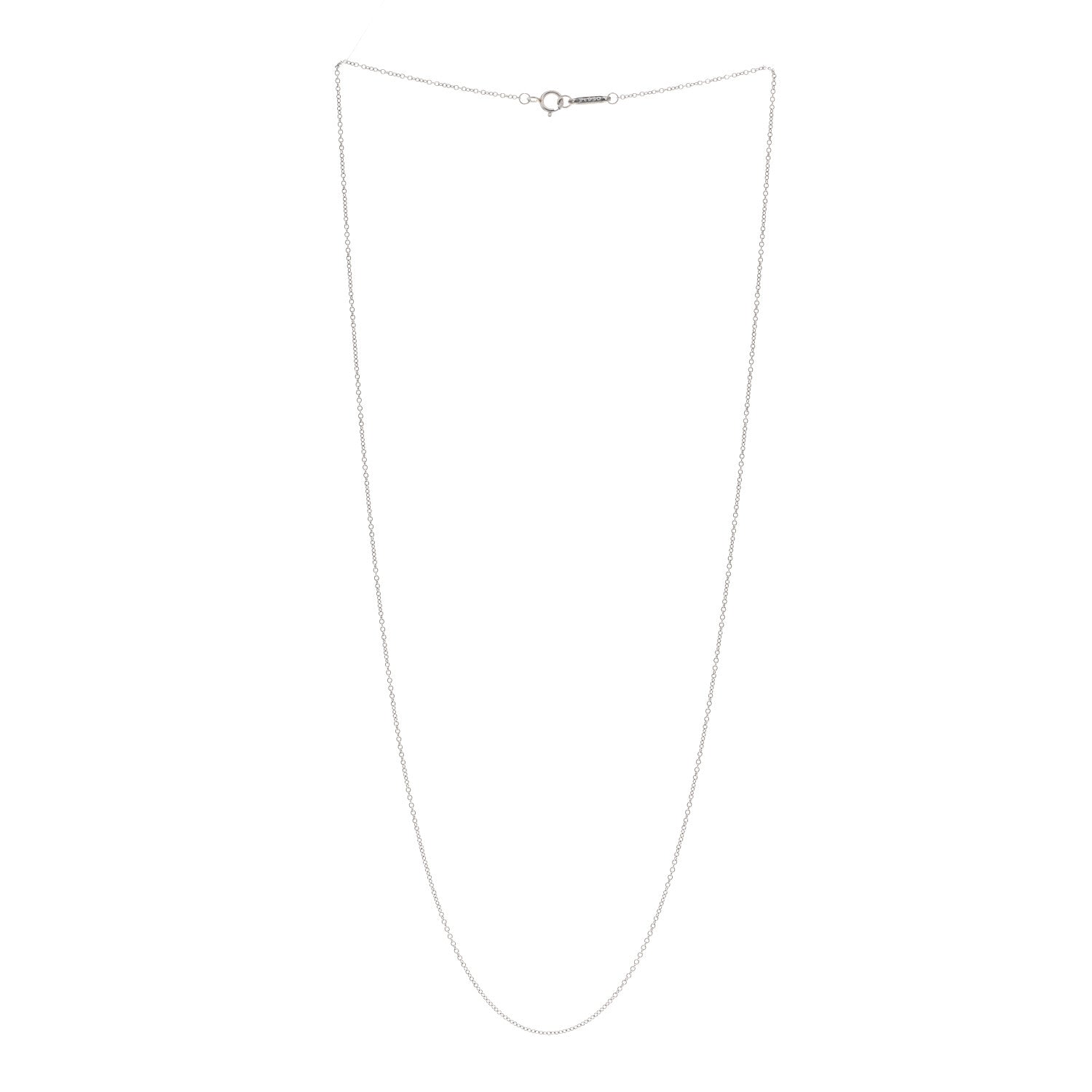 Tiffany Platinum Chain Necklace 20" 3 of 4