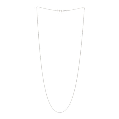 Tiffany Platinum Chain Necklace 20" 3 of 4