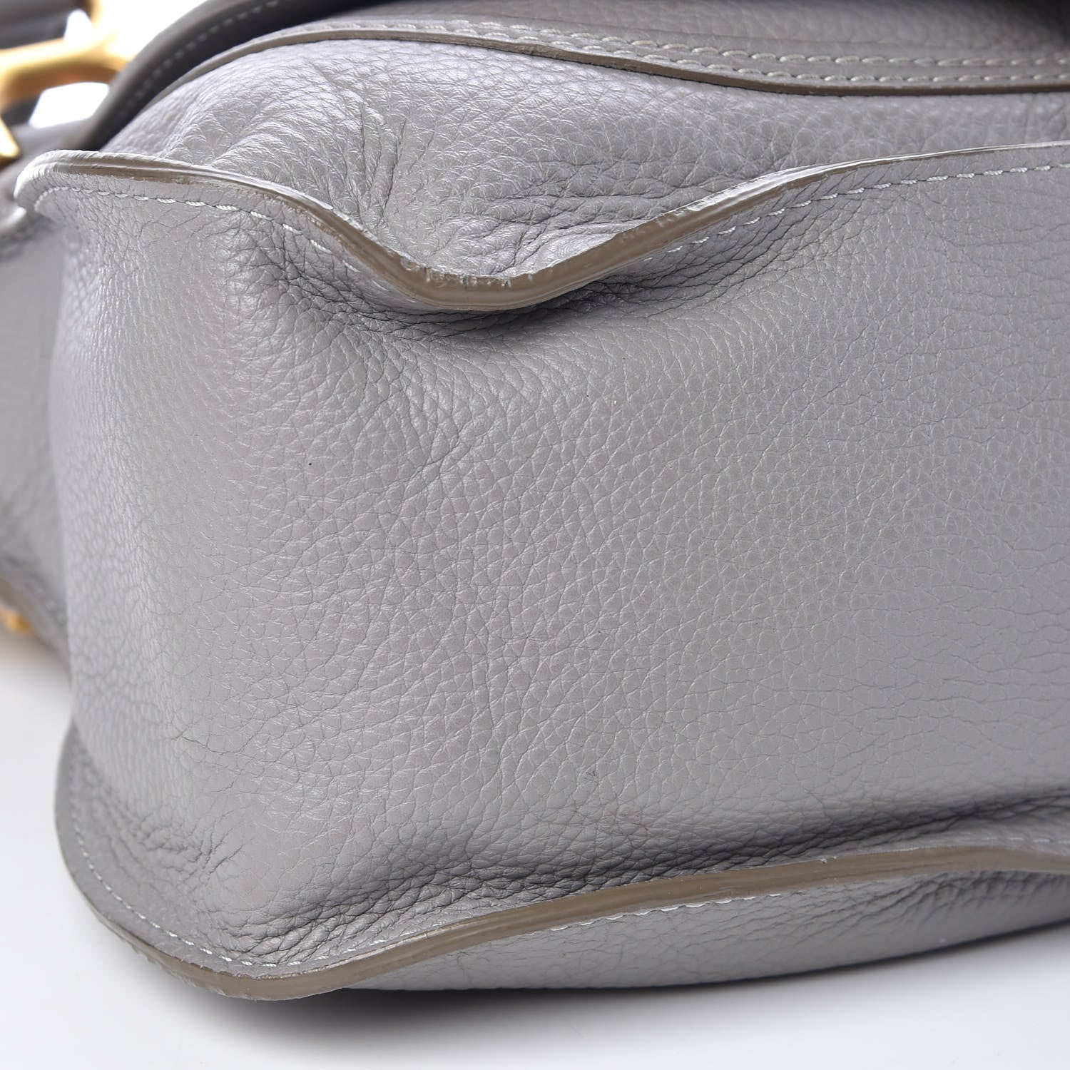 Chloe Calfskin Medium Marcie Satchel Cashmere Grey 10 of 11
