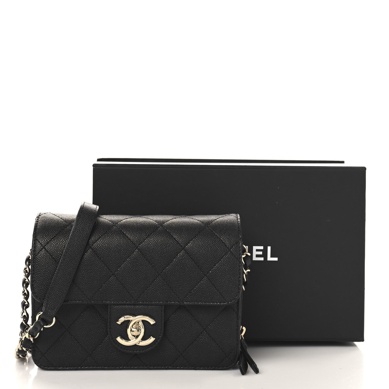 Chanel Caviar Quilted Like A Wallet Flap Black 12 of 12