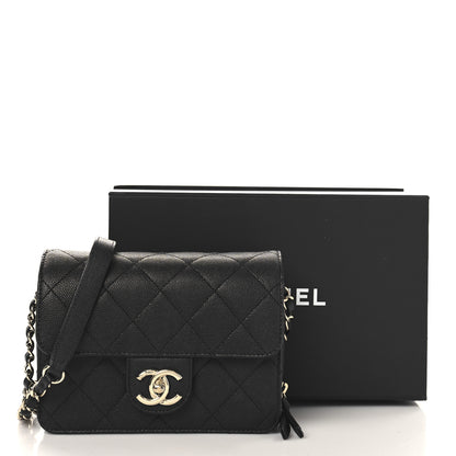 Chanel Caviar Quilted Like A Wallet Flap Black 12 of 12