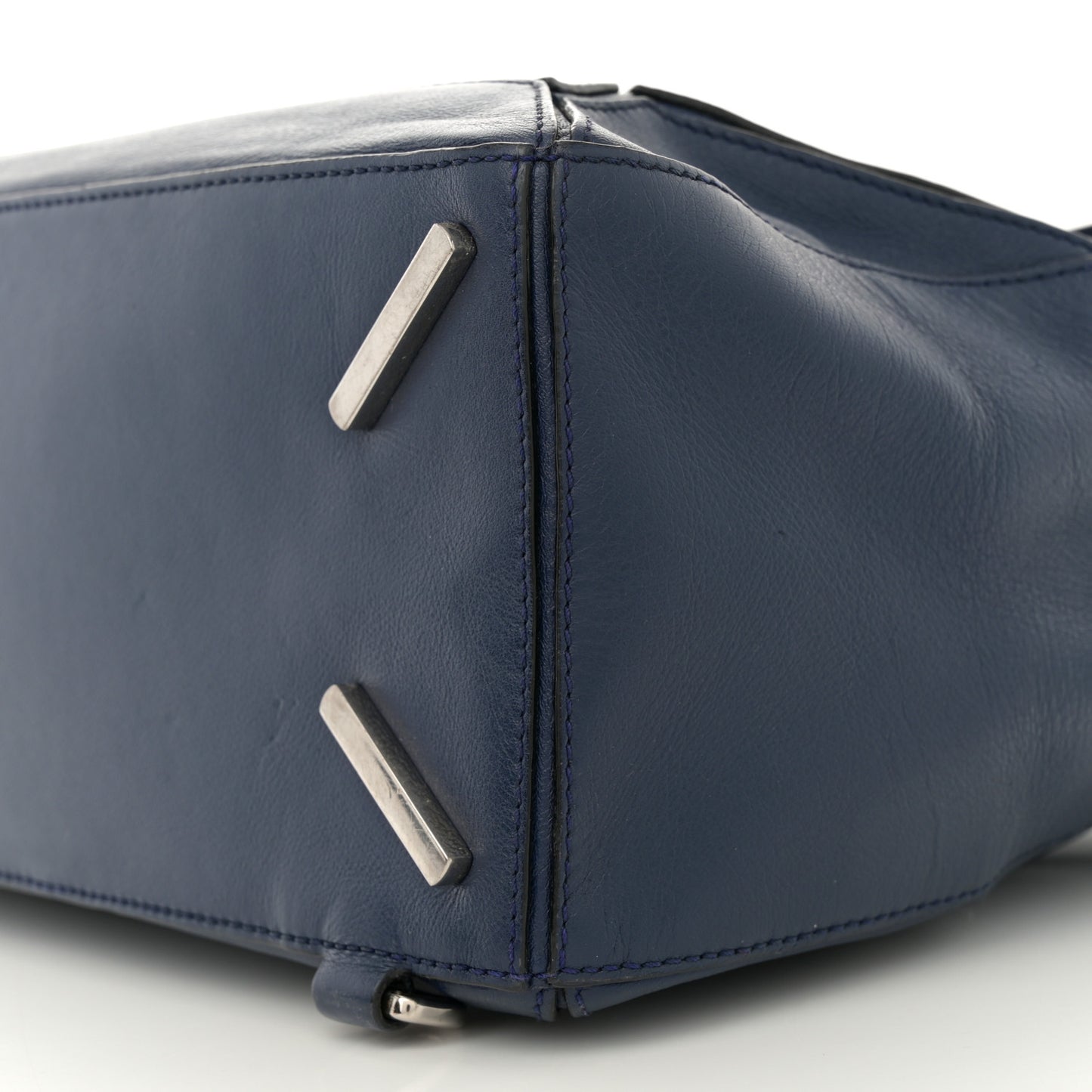 Calfskin Medium Puzzle Bag  Marine